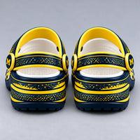 GO BLUE Attitude - MICH Block M Clogs in Navy and Maize