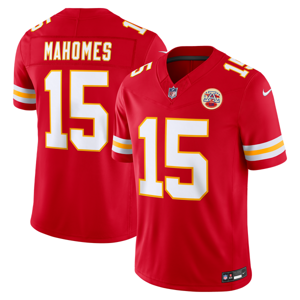 Kansas City Chiefs Patrick Mahomes Red Team Stitched Limited Jersey