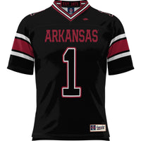 #1 Arkansas Razorbacks Football Jersey - Black