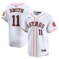 Houston Astros Cam Smith #11 White Home Limited Player Jersey