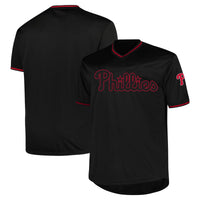 Philadelphia Phillies Black Big & Tall Pop Fashion Jersey
