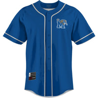 Memphis Tigers Lightweight Baseball Jersey - Blue