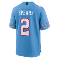 Tennessee Titans Tyjae Spears Light Blue Game Jersey