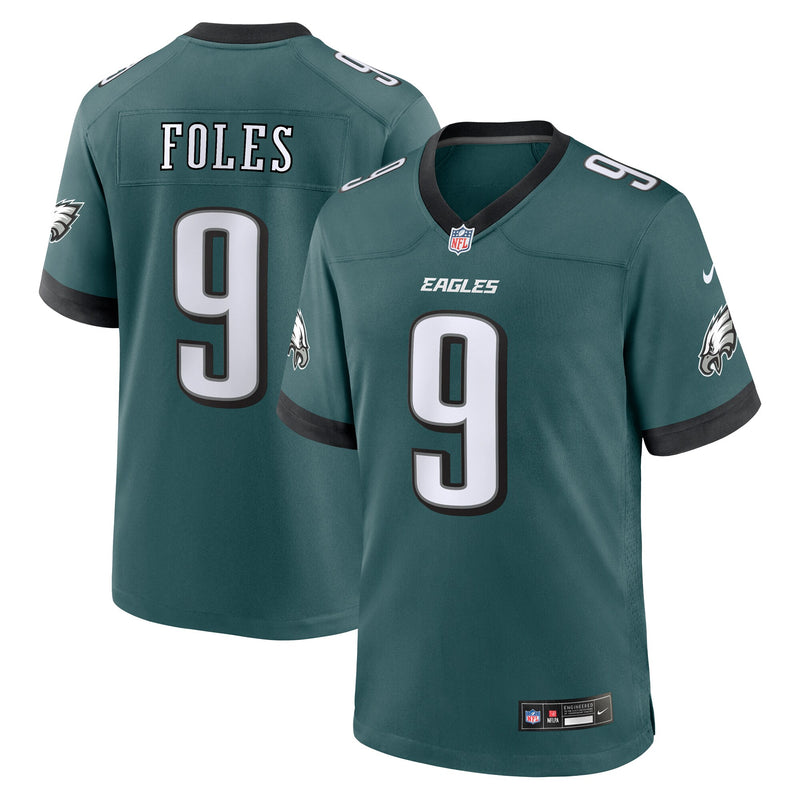 Philadelphia Eagles Nick Foles Midnight Green Team Retired Player Game Jersey