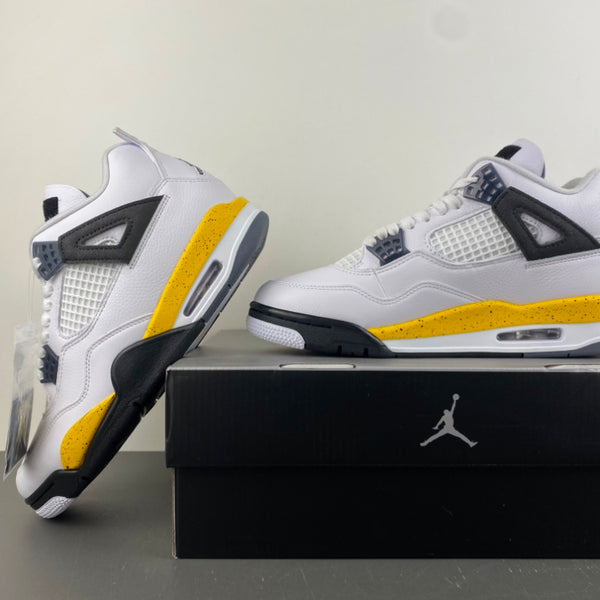 Low Top Sneakers, White Black Yellow Colorway, Lace Up Design, Casual Gift for Sneaker Fans