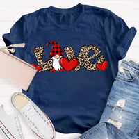 Festive Holiday Graphic T-Shirt, Christmas Leopard Print Santa Claus Shirt, Retro Cheetah Santa Tee, Adorable Xmas Season Unisex Present Top