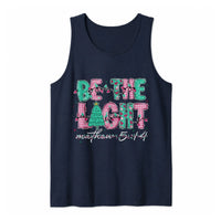 Christian Christmas Tank, Be the Light Tank Top, Matthew 5, 14 Sleeveless Tee, Faith Based Holiday Tank, Religious Christmas Present