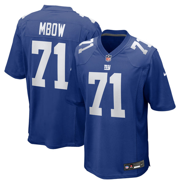 New York Giants Marcus Mbow Royal Team Game Jersey