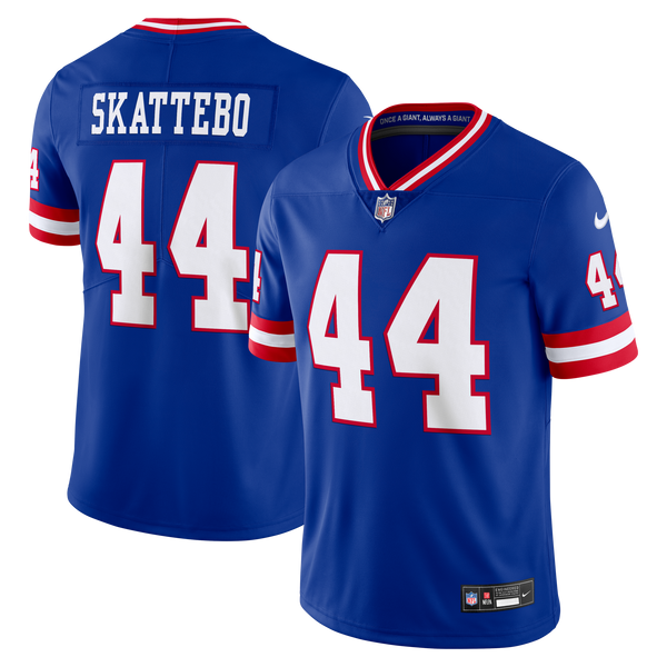 New York Giants Cam Skattebo Royal Legacy Stitched Limited Jersey