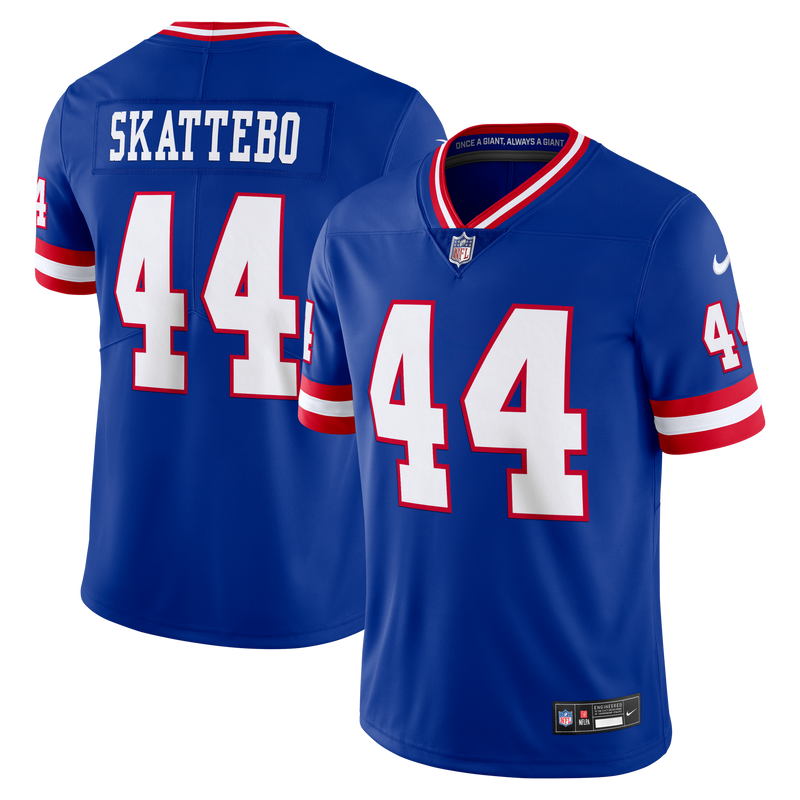 New York Giants Cam Skattebo Royal Legacy Stitched Limited Jersey