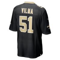 New Orleans Saints Jonathan Vilma Black Game Retired Player Jersey
