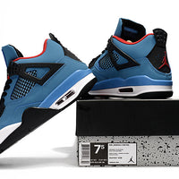 Sneakers, Black Blue Colorway, Lace Up Design, Casual Gift for Sneaker Fans