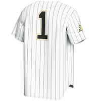 #1 Purdue Boilermakers Lightweight Baseball Jersey - White