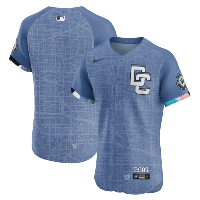 Washington Nationals Blue 2025 City Connect Elite Jersey
