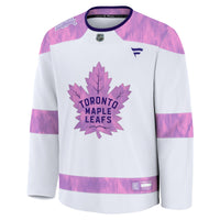 Toronto Maple Leafs White 2024 Hockey Fights Cancer Practice Jersey