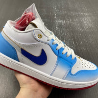 Low Top Sneakers, White Colorway, Lace Up Design, Casual Gift for Sneaker Fans
