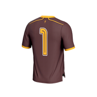 Arizona State Sun Devils Lightweight Lacrosse Fashion Jersey - Maroon