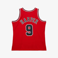 Chicago Bulls Ron Harper 1997 Dark Authentic Jersey - Scarlet