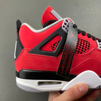 Mid Top Sneakers, Red Black Colorway, Lace Up Design, Casual Gift for Sneaker Fans
