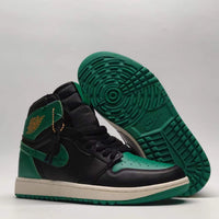 Golf Shoes, Black Green Colorway, Lace Up Design, Casual Gift for Shoe Lovers