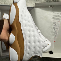 Sneakers, White Tan Colorway, Lace Up Design, Casual Gift for Sneaker Fans