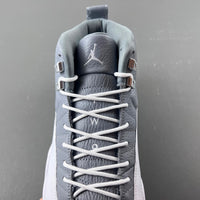 Low Top Sneakers, White Gray Colorway, Lace Up Design, Casual Gift for Sneaker Fans