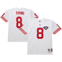 San Francisco 49ers 1994 Steve Young White Authentic Throwback Retired Player Jersey
