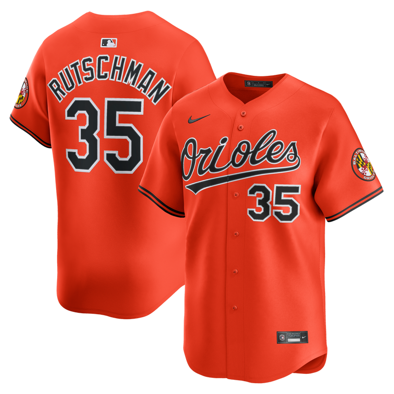 Baltimore Orioles Adley Rutschman Orange 2nd Alternate Limited Player Jersey
