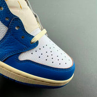 Low Top Sneakers, Blue White Yellow Colorway, Lace Up Design, Casual Gift for Sneaker Fans