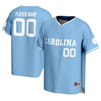 North Carolina Tar Heels NIL Pick-A-Player Lightweight Baseball Jersey - Carolina Blue