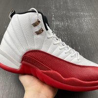 Sneakers, White Red Colorway, Lace Up Design, Casual Gift for Sneaker Fans