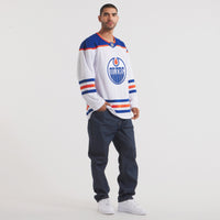 Edmonton Oilers White Away Premium Jersey