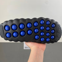 Slides, Blue Black Colorway, Slip On Design, Casual Gift for Shoe Lovers