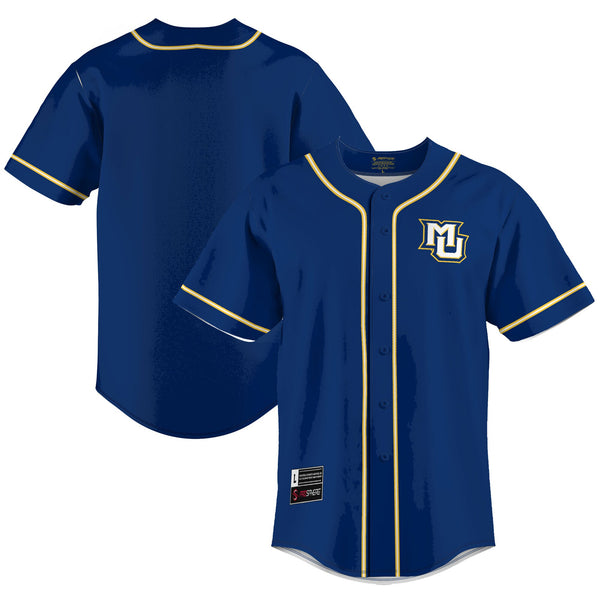 Marquette Golden Eagles Lightweight Baseball Jersey - Blue