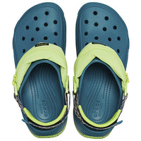 Clogs - Animal Print - Teal / Green - Style 208605-9DB