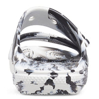 Classic Beach Clogs - Sports Marble - White / Black - Style 207701-103