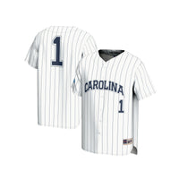 #1 North Carolina Tar Heels Lightweight Baseball Fashion Jersey - White