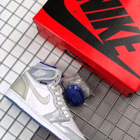 High Top Sneakers, Blue Colorway, Lace Up Design, Casual Gift for Sneaker Fans