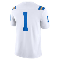 #1 White UCLA Bruins Game Jersey