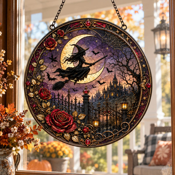 Midnight Passage - Moonlight, Roses and a Silhouette in Flight - main