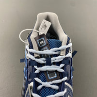 Low Top Sneakers, Blue Colorway, Lace Up Design, Casual Gift for Sneaker Fans