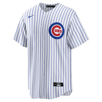 Chicago Cubs Dansby Swanson White Replica Player Jersey