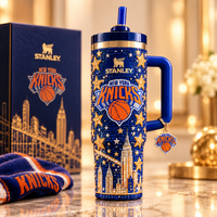 New York Knicks Starry Night Tumbler