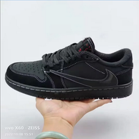 Low Top Sneakers, Black Colorway, Reverse Hook Design, Lace Up Design, Casual Gift for Sneaker Fans