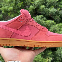 Low Top Sneakers, Coral Colorway, Lace Up Design, Casual Gift for Sneaker Fans