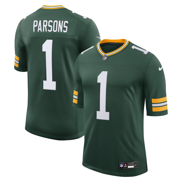 Green Bay Packers Micah Parsons Green Stitched Limited Jersey