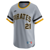 Pittsburgh Pirates Roberto Clemente Gray Throwback Cooperstown Collection Limited Jersey