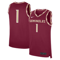 #1 Florida State Seminoles Road Replica Jersey - Garnet