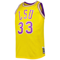 Shaquille O'Neal LSU Tigers 1990/91 Big & Tall Swingman Jersey - Gold