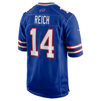 Buffalo Bills Frank Reich Royal Game Retired Player Jersey